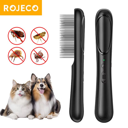Electric Flea Comb anti Lice Grabber Brush Flea Removal Brush Multifunctional Comb Pet Dog Cat Hair Cleaner Accessories